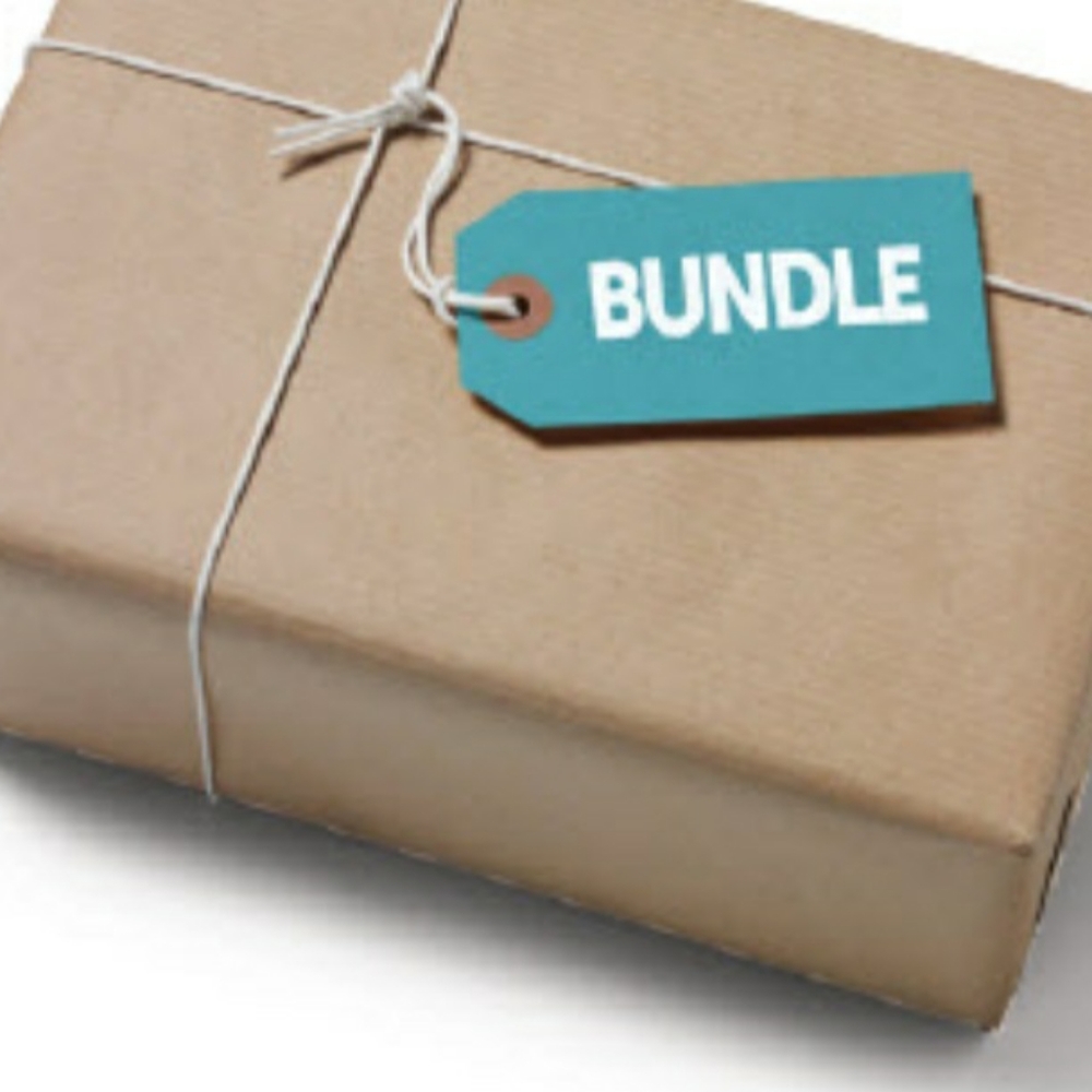 3 for $25. All items $15 or less, can be bundled.